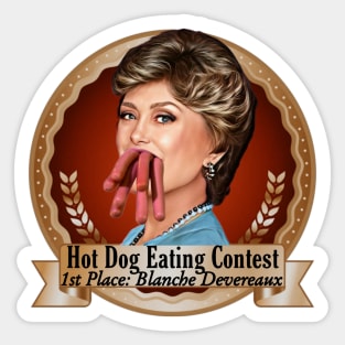 Blanche Devereaux - Hot Dogs Sticker